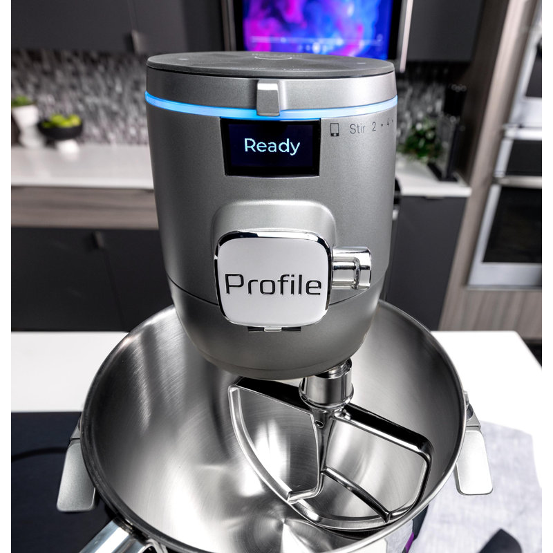 GE Profile Smart Mixer with Auto Sense, Mineral Silver