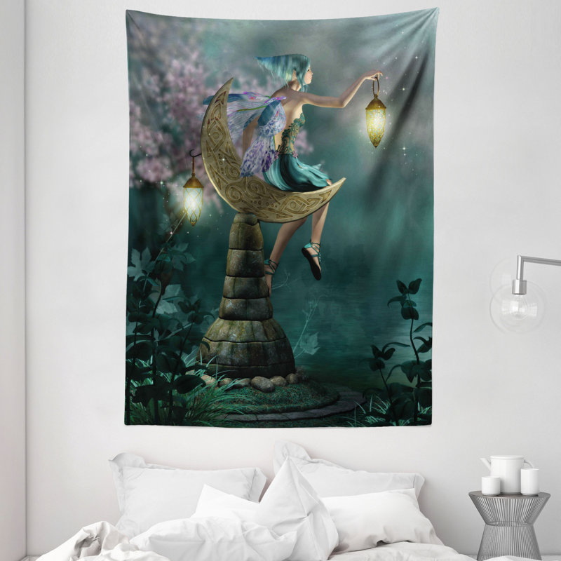 Tapisserie fantaisie en polyester, H 80 po x l 60 po