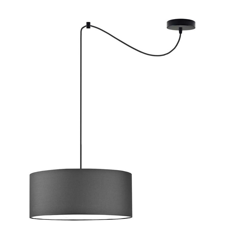 Gejuan 1 - Light Novelty Pendant, Charcoal/Black