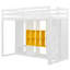 Lit mezzanine en bois avec garde-robe, tablettes et armoire-2060038469-2060038470