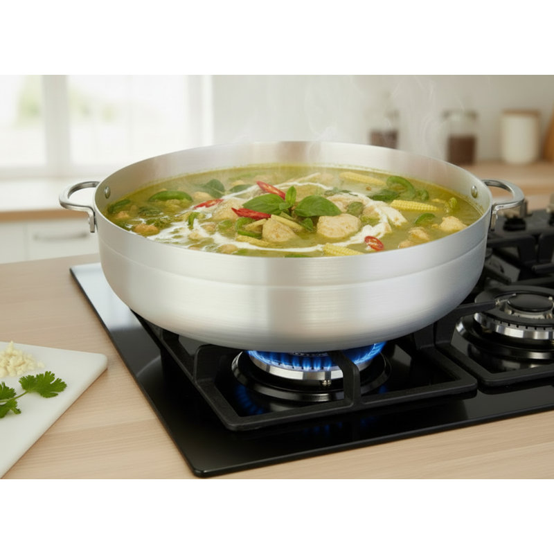 28 Qt Aluminum Caldero, #26 , 28 quarts