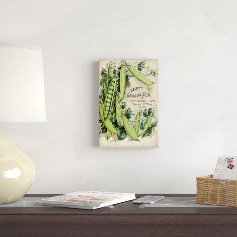 " Antique Seed Packets V " Mixed Media Print, 12" H x 8" W