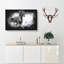 Wild Black Horse - Wrapped Canvas-56639275