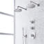 Sefina Thermostatic Shower System with Dual Showerheads and Hand Shower - Brushed Nickel-152472061