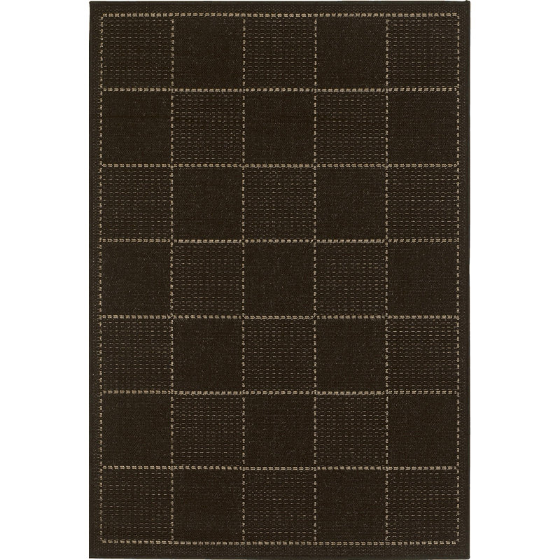 Minas Black Rug, Rectangle 60 x 110cm