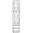 17'' W x 80'' D Iron Arbor-88932713