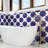 Argile Star with Cross 7 In. X 14 In. Porcelain Floor And Wall Tile Kit-99026669
