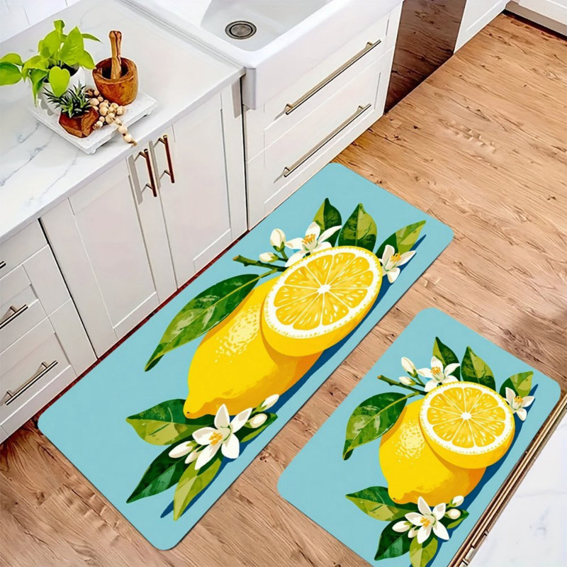 Tapis de cuisine et comptoir 2 pièces