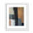 Cadre photo blanc mat