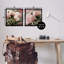 Ensemble de 2 toiles flottantes tendres avec pivoines roses douces par Dan Meneely-2112472231-2112472230