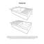 Fireclay Reversible Sink with Integral Drainboard and Decorative 2 ½" Lip on Both Sides-907334620