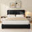 Cordoba Upholstered Platform Bed with Adjustable Headboard-2092424559-2096921960