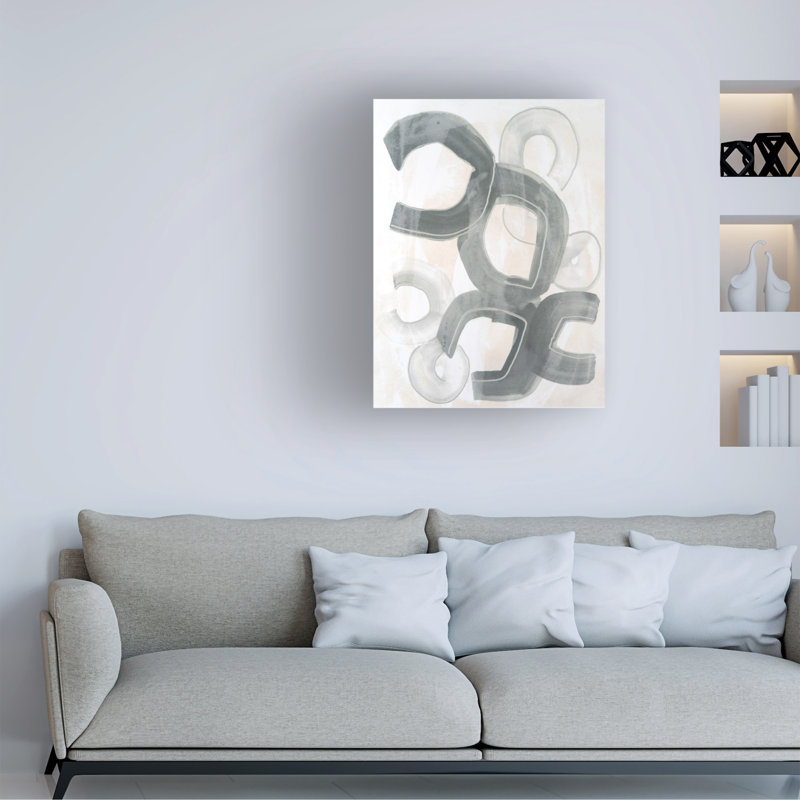 Art mural sur toile tendue - «June Granite Turntable II» de June Erica Vess pour décoration de salon, de chambre à coucher ou de bureau - 24 x 32
