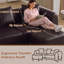  Canapé rembourré 87 po avec repose-pieds Sherpa-1190372932