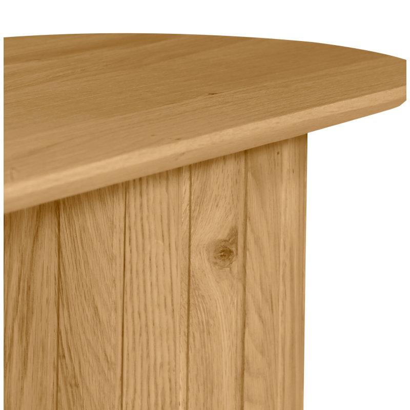 Banc en bois massif Daley, Naturel