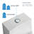 Greta Tornado Powerful Flush One-Piece Toilet, 1.28 GPF Elongated Floor Mounted-87418730