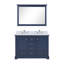 Ensemble de meuble-lavabo double l 48 po x P 22 po Dukes, robinet et miroir de 46 po-112873894-74095229
