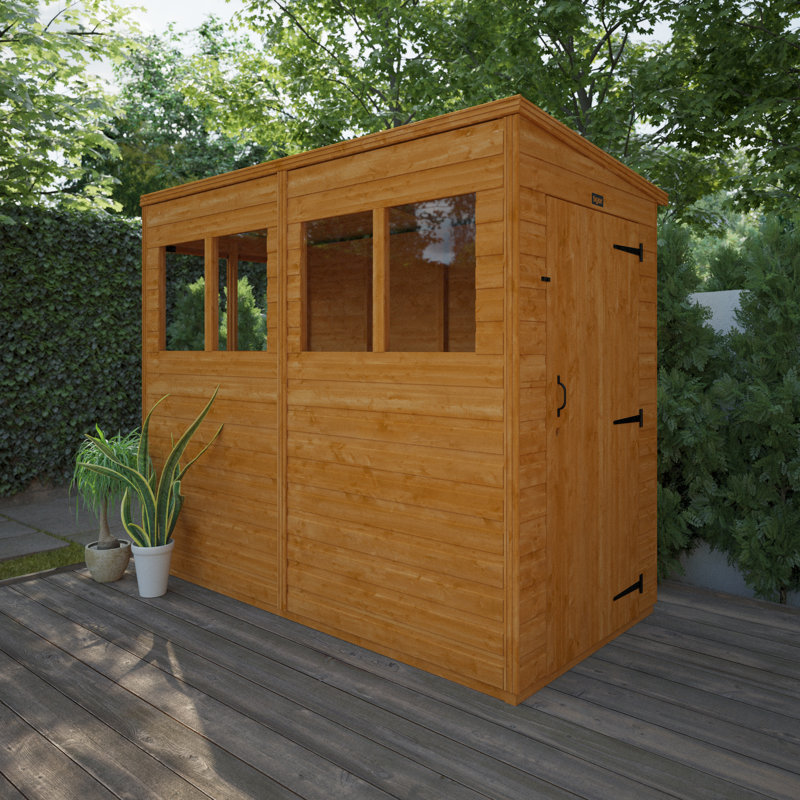 8x4w TigerFlex® Sunlit Pent Shed