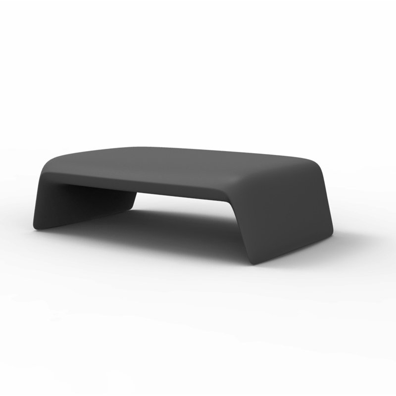 Blow Plastic/Resin Coffee Table, Anthracite