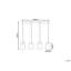 Caudelo 4 - Light Kitchen Island Pendant