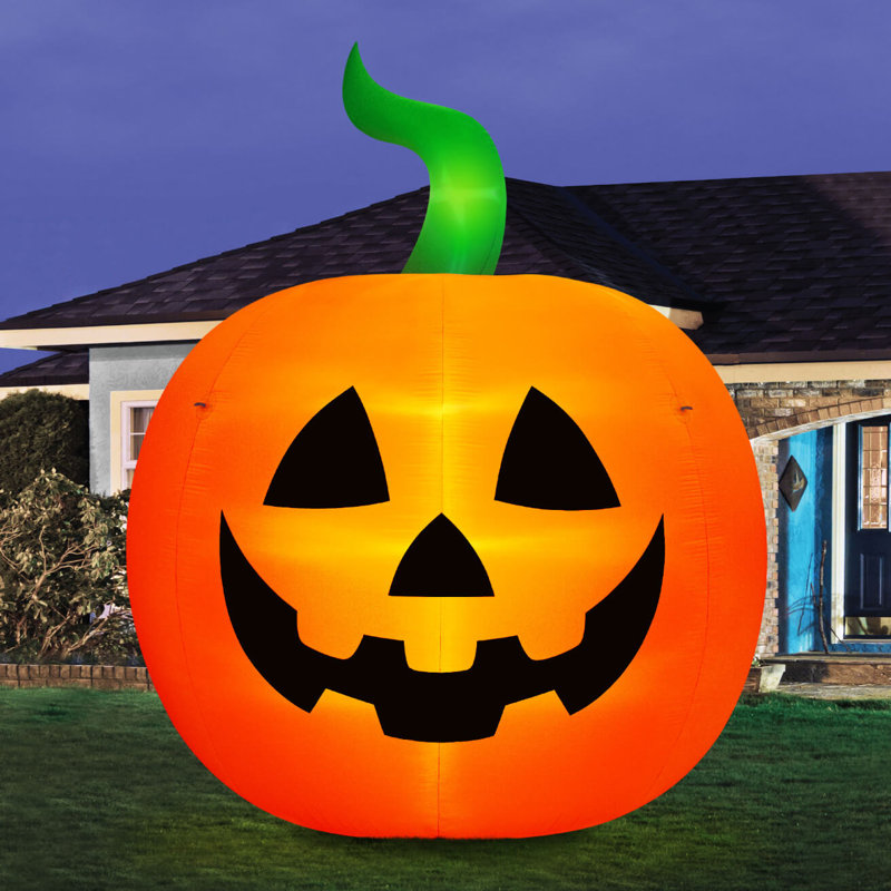 Une citrouille gonflable d'Halloween 15 pieds One Allium Way®