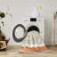 Ensemble de literie élégant en coton 6 pièces avec décorations corail