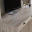 Bureau d'ordinateur avec huche, finition brune-292145695