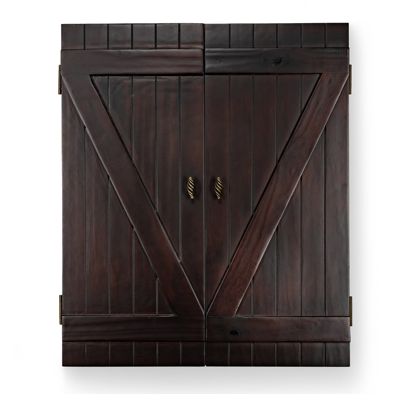 Armoire de jeu de fléchettes Callington, Chocolat