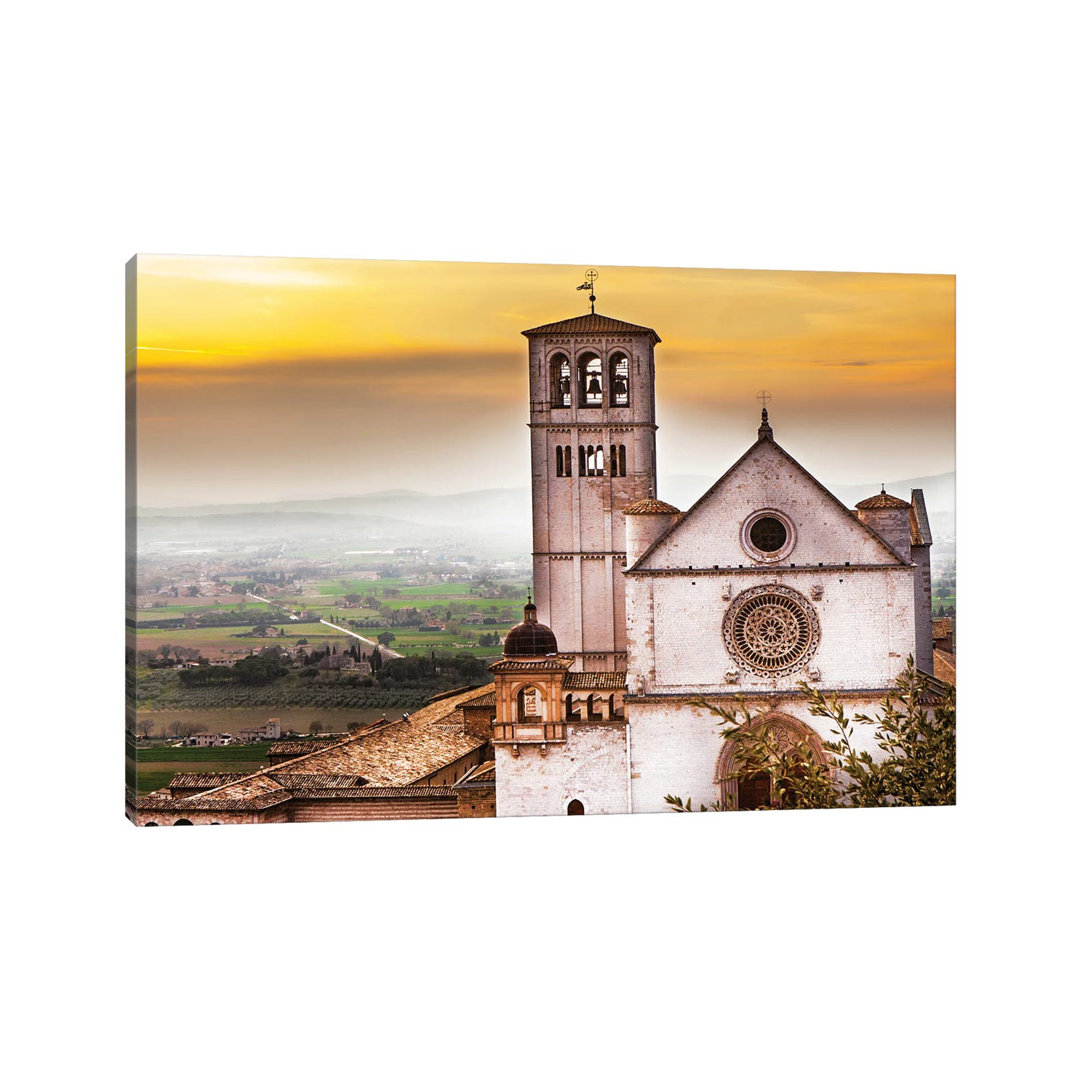 St Francis Of Assisi Church At Sunrise by Susan Schmitz - Wrapped Canvas Gallery-Wrapped Canvas Giclée