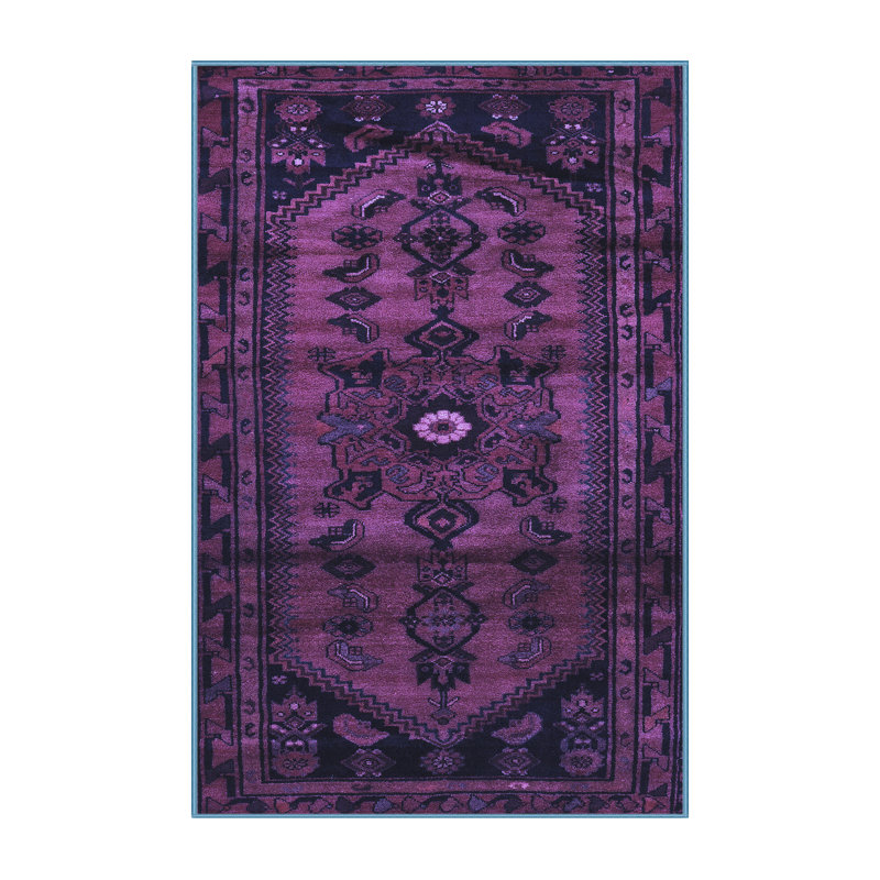 Tapis en laine / polyester tissé à la machine Southwestern, Rectangle 2 pi x 3 pi