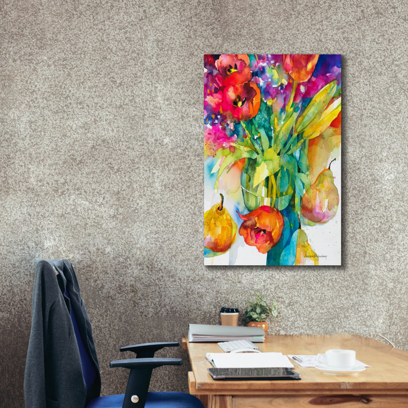Art sur toile, H 40 po x l 26 po x P 1,5 po