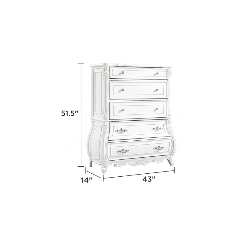 Commode 5 tiroirs Opulence