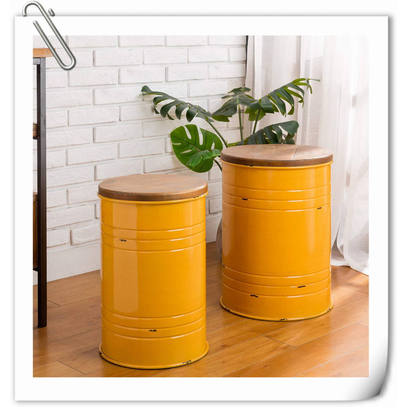 Tabouret d'appoint, Jaune