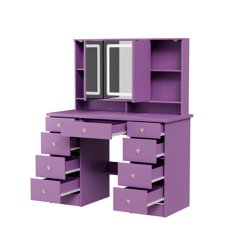 Meuble-lavabo l 43,3 po avec miroir lumineux