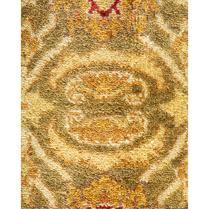 Classic One-of-a-Kind 9' 2" x 12' 4" Hand Knotted Area Rug