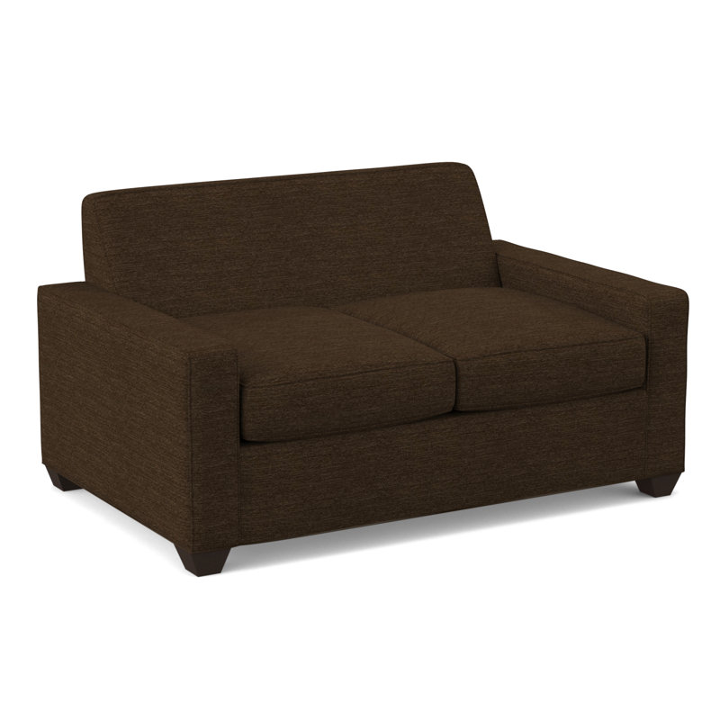 Avery 72" Square Arm Sofa, Cafelle, Antic Chocolate