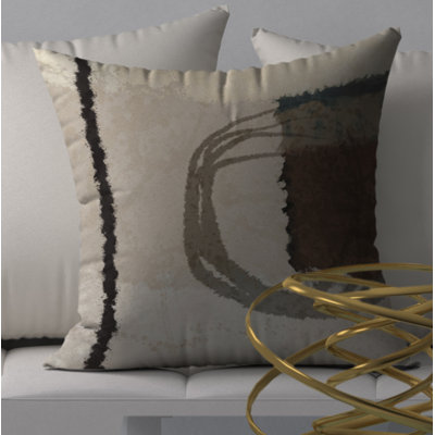 Abstract Reversible Throw Pillow
