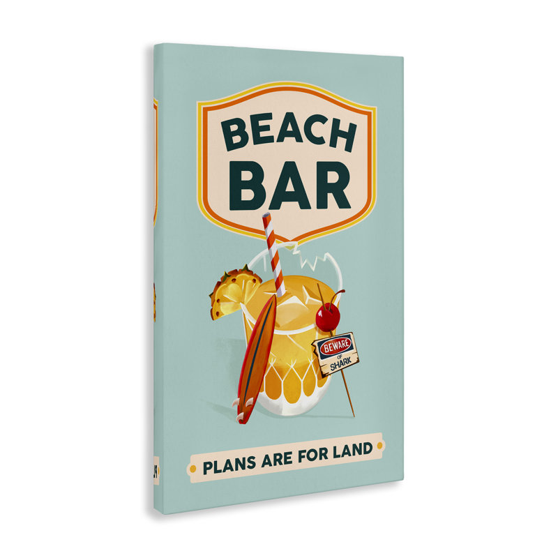 «Beach Bar Cocktail» par The Whiskey Ginger, H 30 po x l 20 po