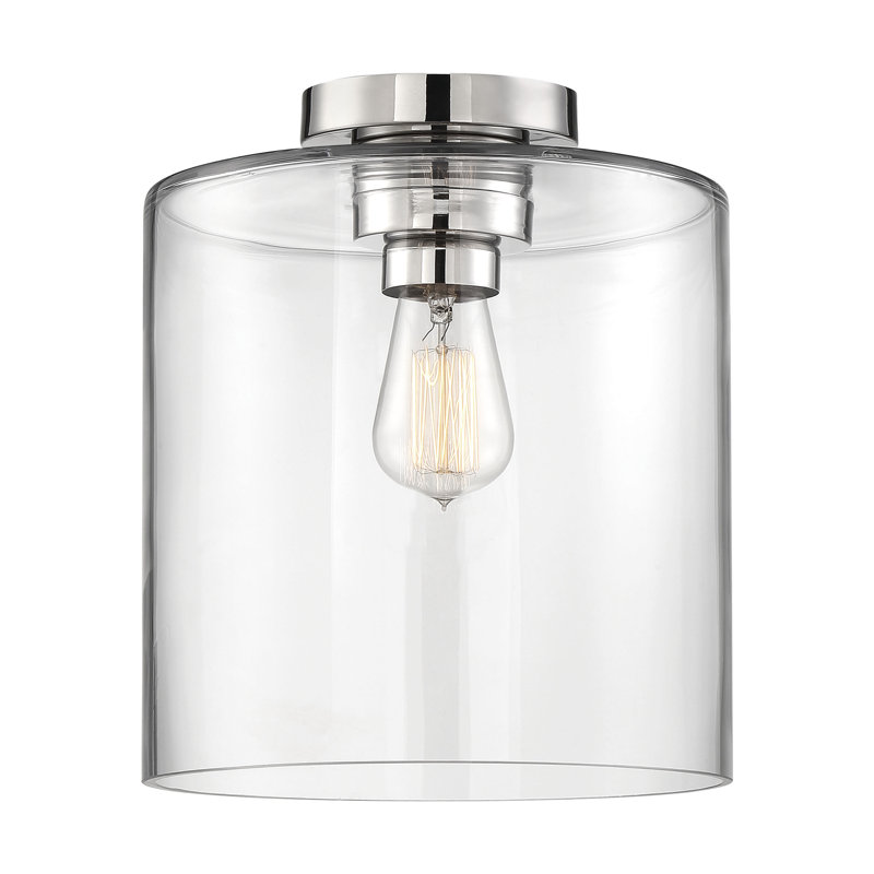 Plafonnier encastré 1 lumière Tammi, Nickel poli