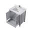 Meuble-lavabo gris patiné 30 po X P 22 po D, dessus en quartz blanc et ensemble de robinet