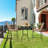 Red Barrel Studio® 3 Pcs Outdoor Patio Bar Table Stool Set Height Tempered Glass Top-1282648637