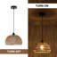 Neill 1 - Light Brown Cone Pendant