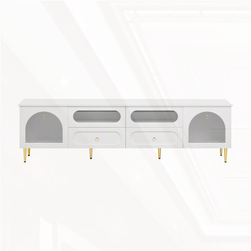 Meuble télé 78,8 po, Blanc