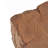 Outdoor And Indoor Stump Shape Mgo Side Table, Brown Finish