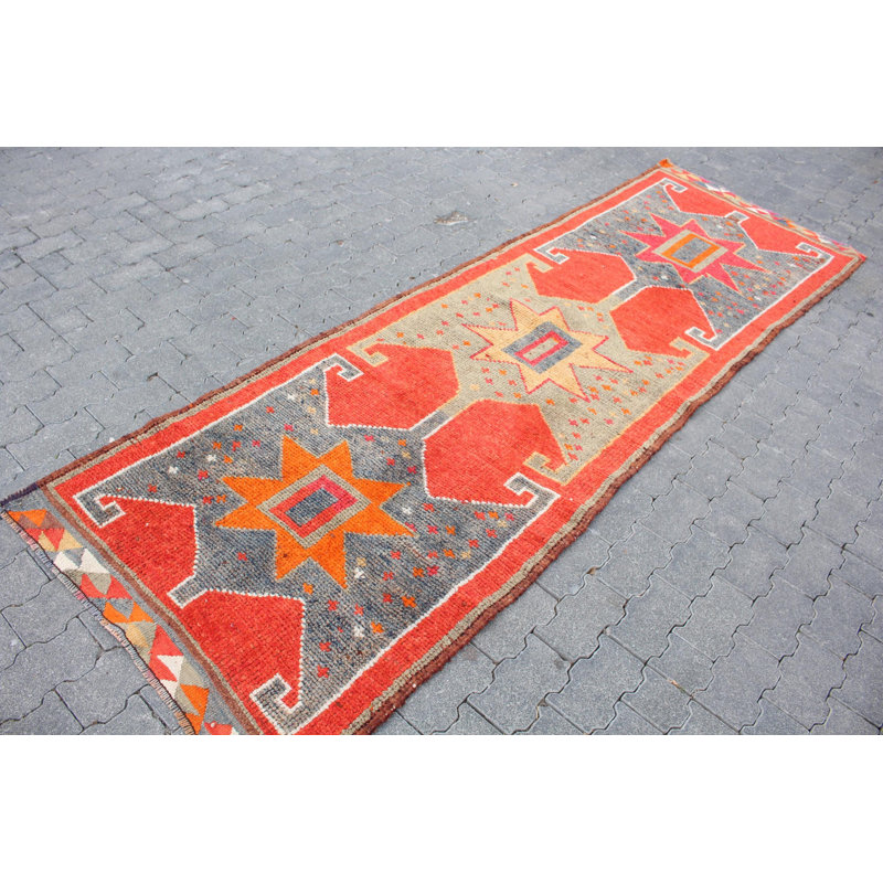 Tapis de cuisine antique turc Herki