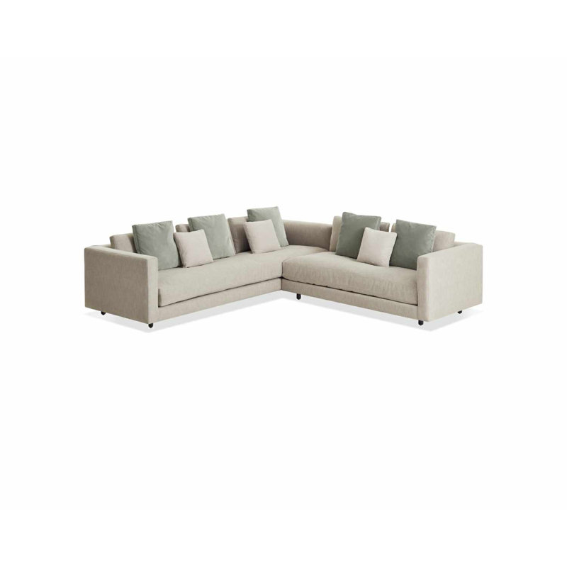Hands Down Sectional, Right Hand Facing, Tofte Navy, Tofte Navy Polyester Blend