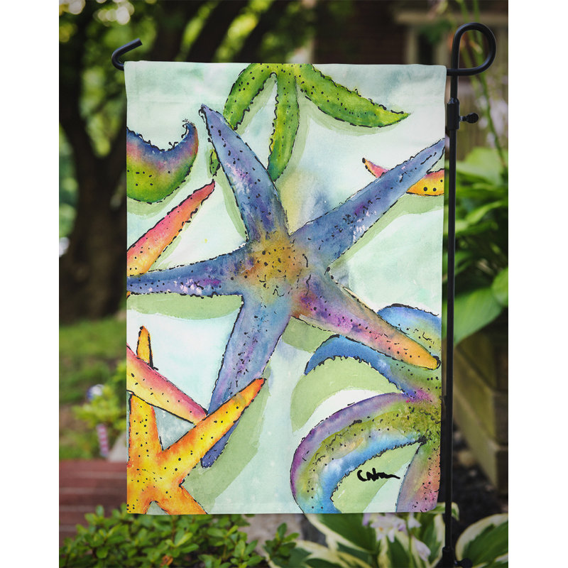 Drapeau de jardin 2 côtés starfish
