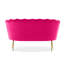 Carney Velvet Loveseat Accent Sofa-789530058