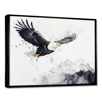 Soaring High Eagle In The Mountain - Eagle Wall Décor