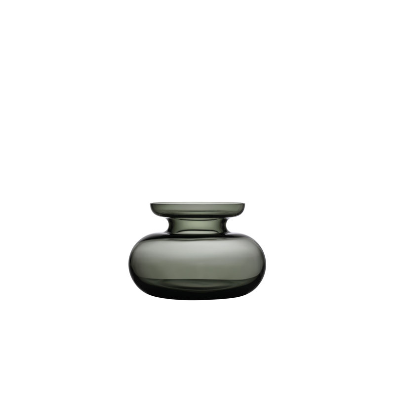 Daralynn Glass Table Vase, 33cm H x 33cm W x 31.7cm D, In Grey